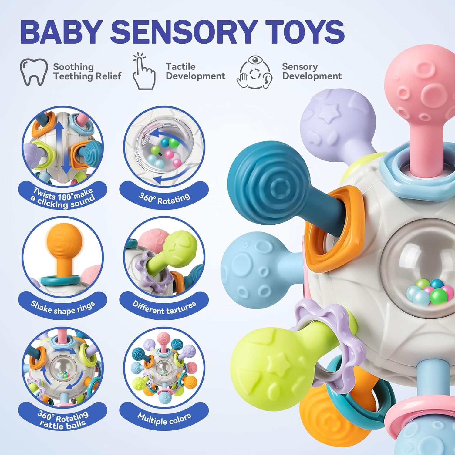 Jyusmile Montessori learning toy pack offers versatile early learning options.