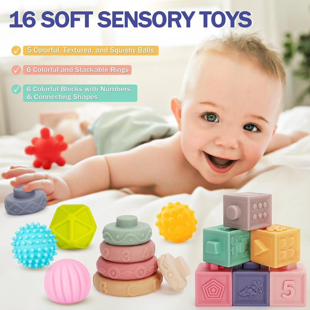 Jyusmile squeak-sound toy adds audible feedback during playtime.