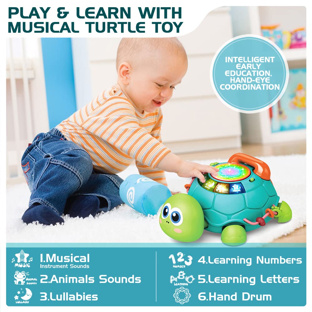 Jyusmile turtle pretend phone call feature sparks imaginative play