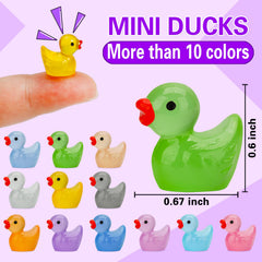 JYXT miniature ducks for micro landscapes enhance playful scenes.
