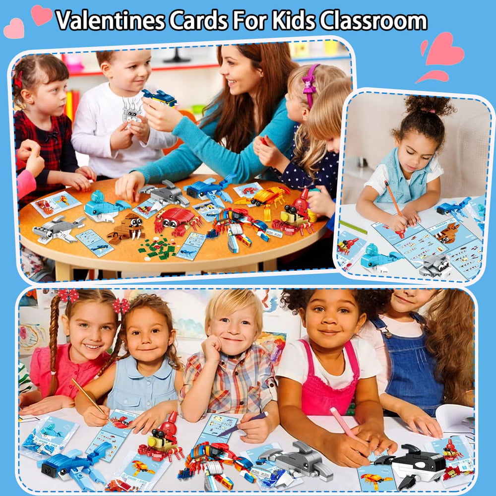 JZILU gift card headers with punny valentines to pair with blocks