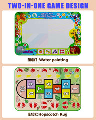 JZSIJ backpack storage included with the water doodle mat for easy travel.