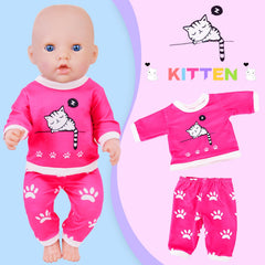 K.T. Fancy donut panda doll pajamas combine fun patterns with comfort.