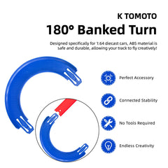 K TOMOTO end cap connector secures joints for quick, tool-free setup.