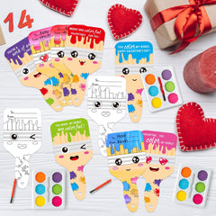 K1tpde valentines party favors featuring mini paint sets spark festive, creative celebrations