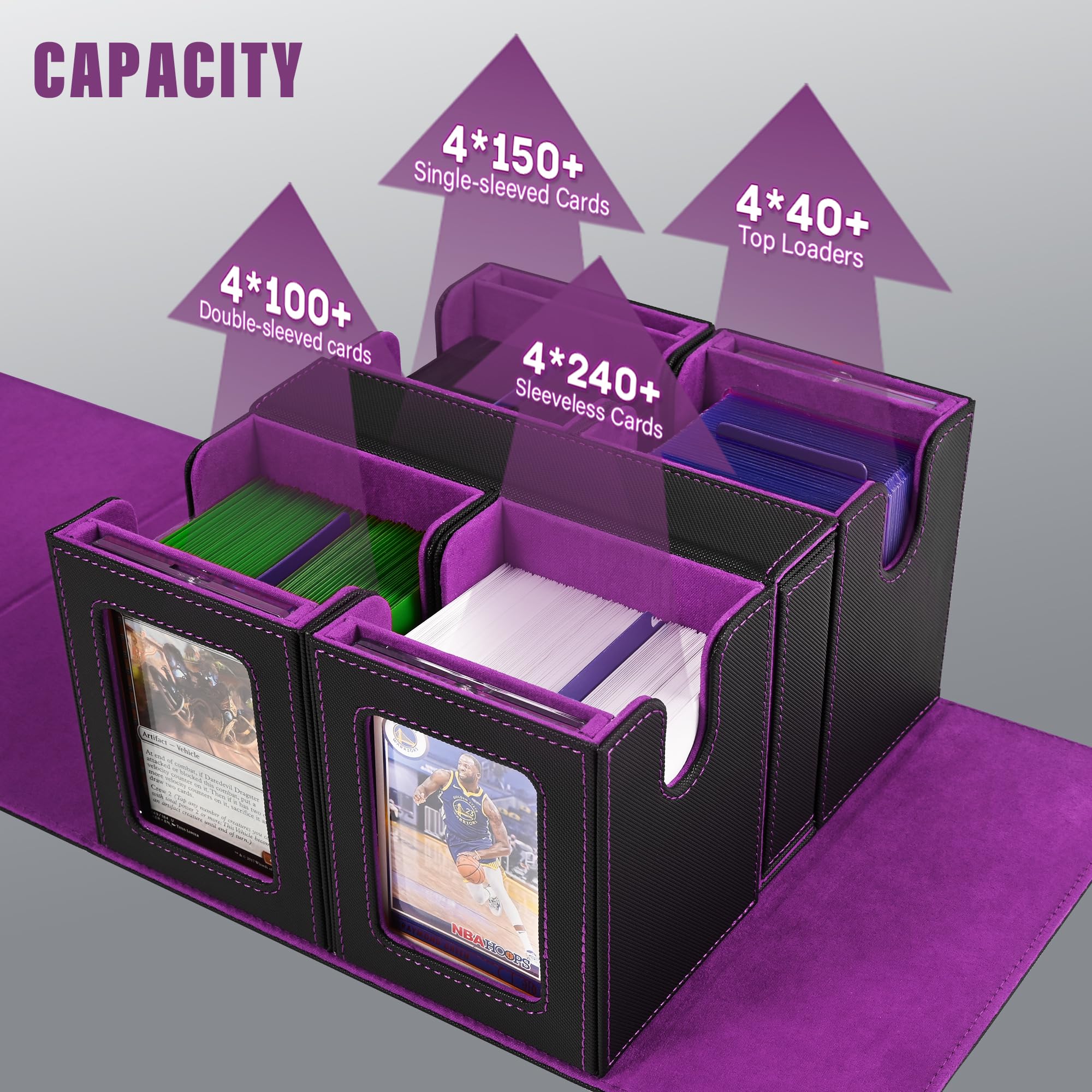 Kabinka Commander card dividers help classify collections for quick access.