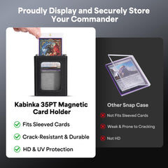 Kabinka card dividers separate decks for tournament-ready stacking.