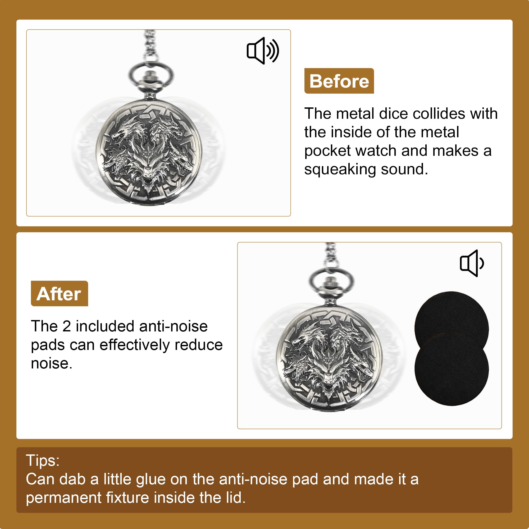 Pendant necklace with Kabinka DND dice close-up view