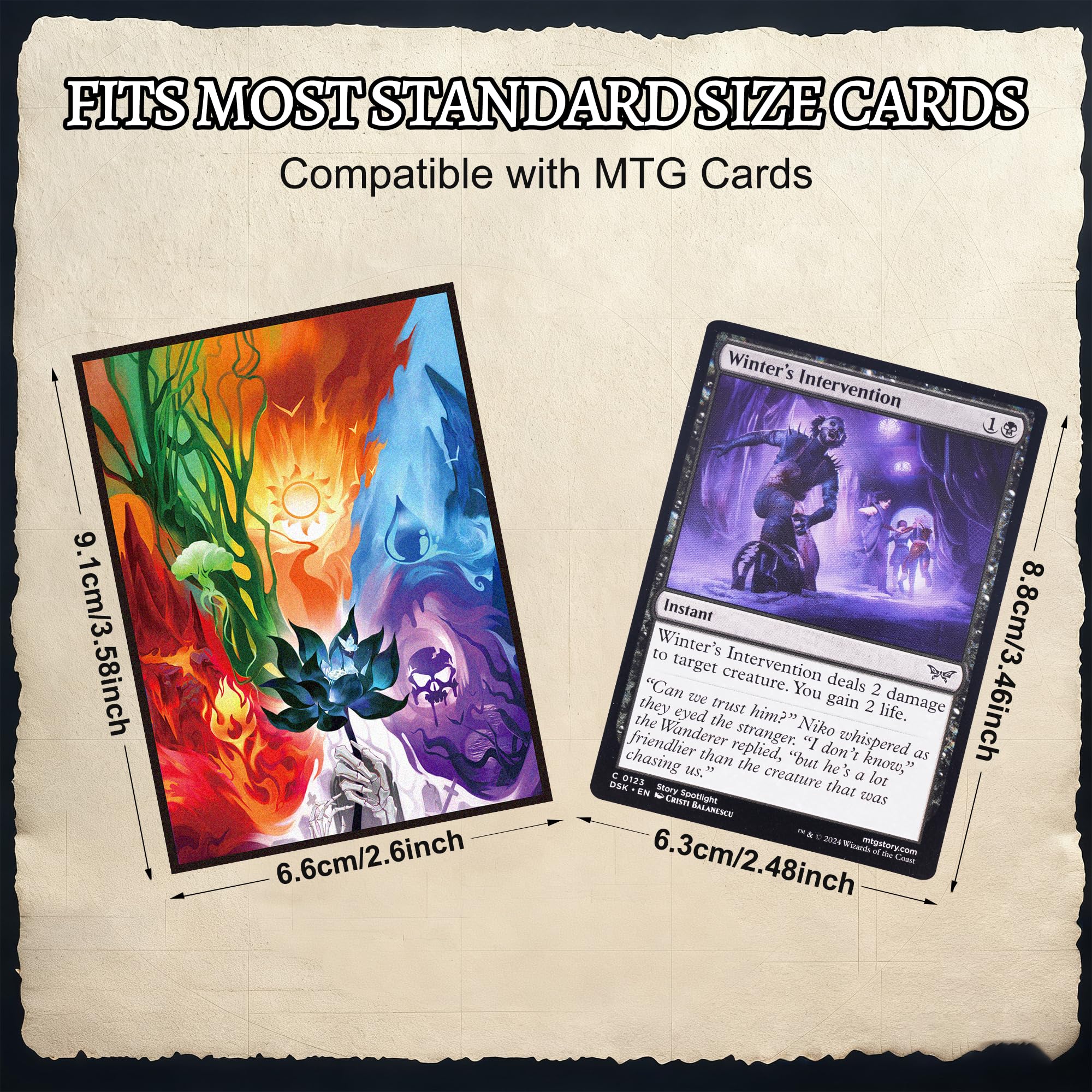 Handcrafted patterns on Kabinka sleeves add premium aesthetics to your deck