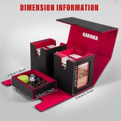 Kabinka magnetic card holders protect double-sleeved cards during transport