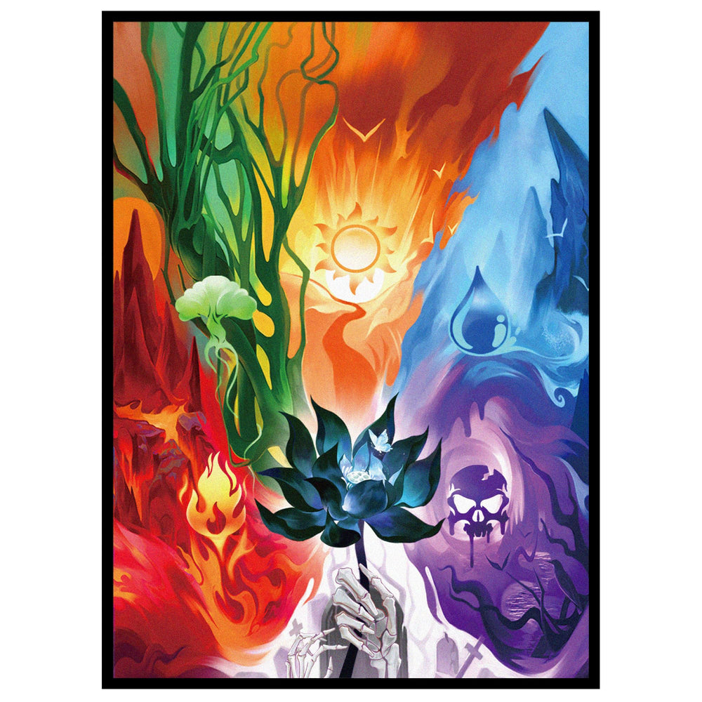 Kabinka MTG sleeves with clear front for easy card visibility