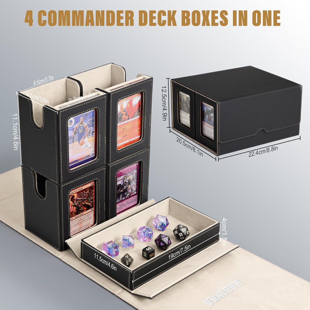 Kabinka soft fiber interior protects cards from scratches during transport.