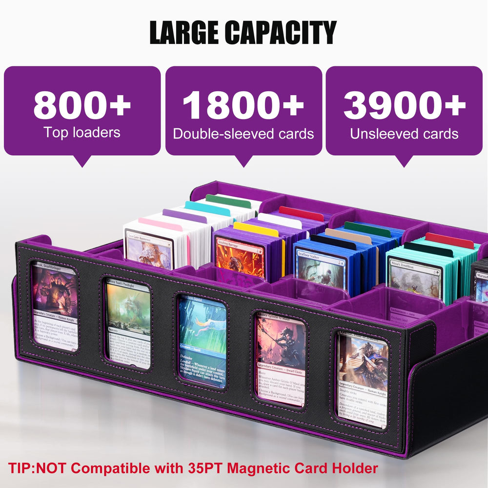 Kabinka box with magnetic closure securely holds cards while remaining easy to open