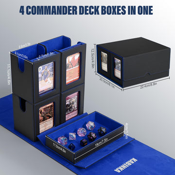 Kabinka waterproof PU leather exterior protects decks during transport.