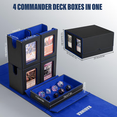 Kabinka waterproof PU leather exterior protects decks during transport.
