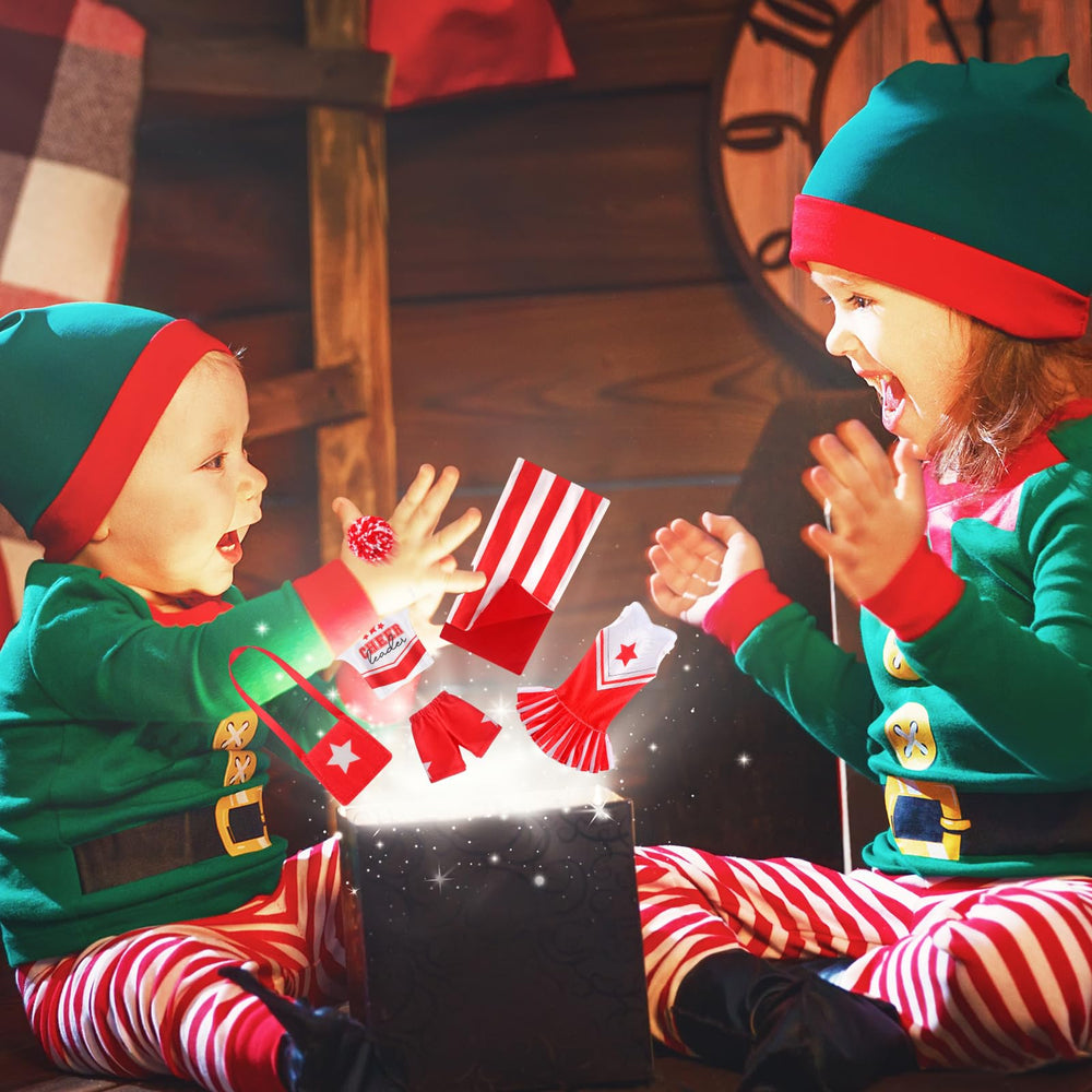Kacctyen doll scarf enhances festive styling and cozy accessorizing