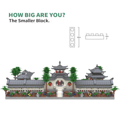 Kadablk Suzhou Garden center courtyard focusing on architectural detail for immersive viewing