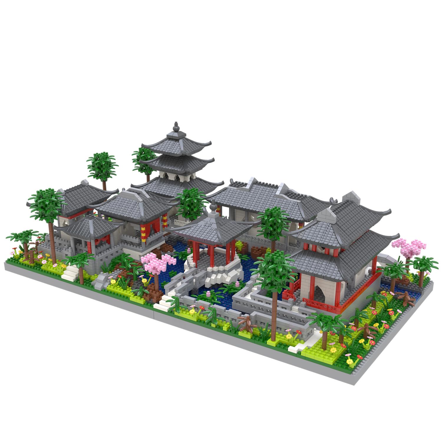 Kadablk Suzhou garden front courtyard model for immersive building