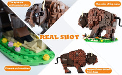 Kadablok Bison MOC mindful building activity boosts focus and creativity.