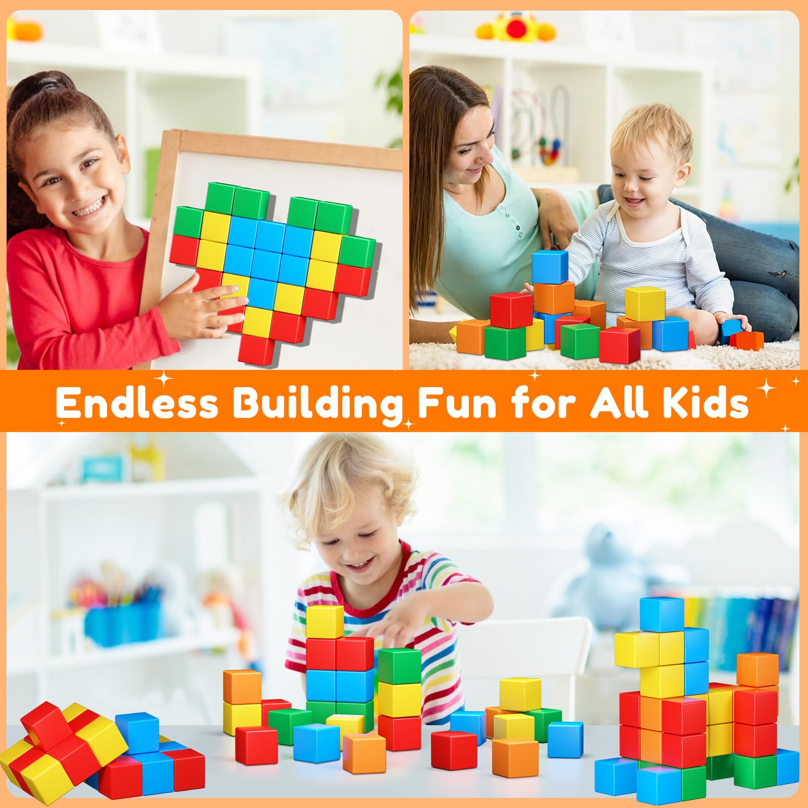KAEILORU recyclable ABS blocks designed for durability.