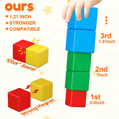 KAEILORU eight-color magnetic blocks enabling colorful STEM fun