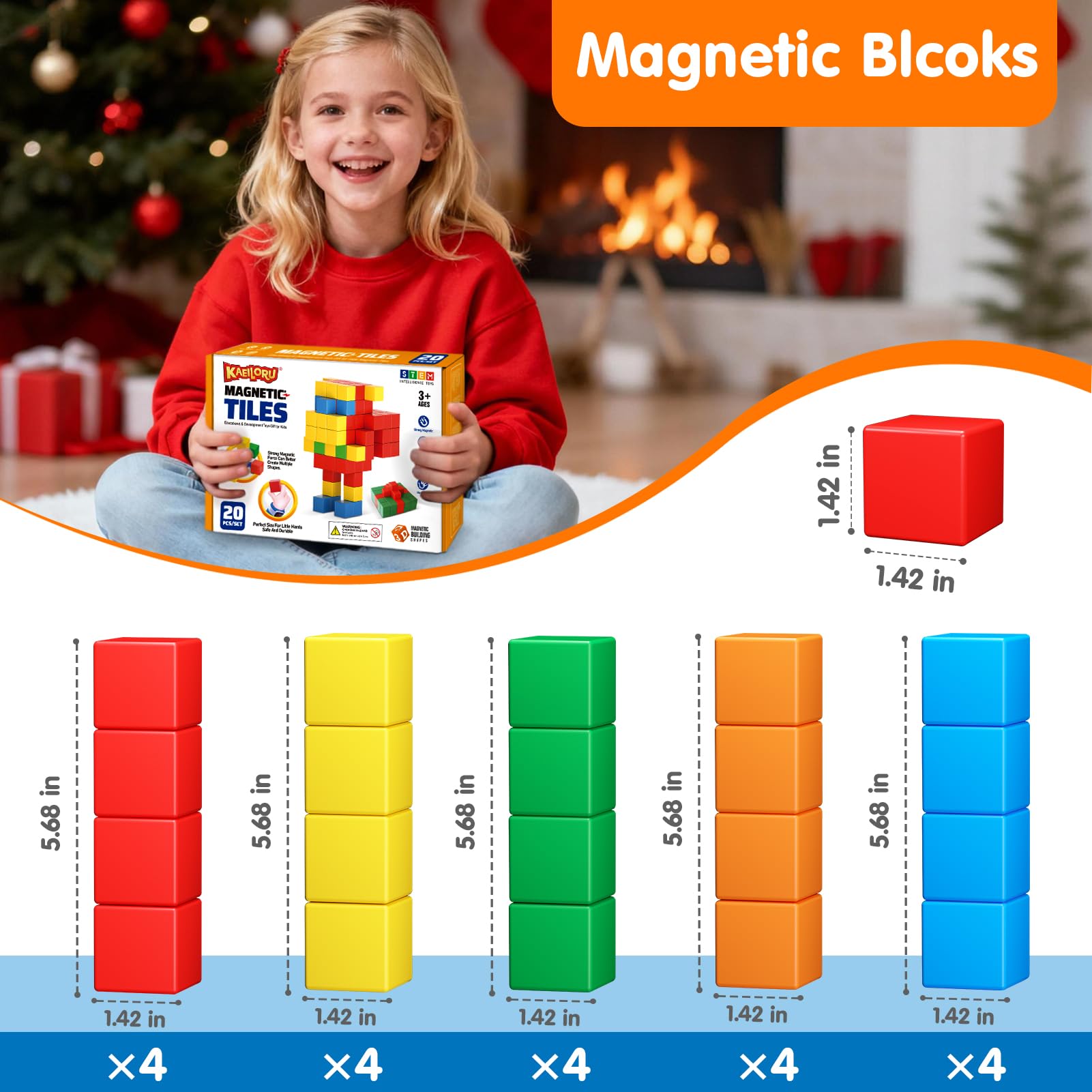 KAEILORU blocks supporting STEM and architecture play at home.