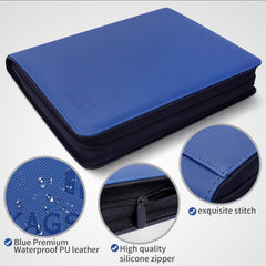 KAGSWAMO top-loader binder PP inner material, high transparency and durable protection.