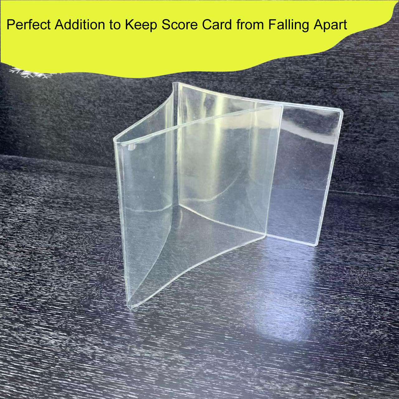 KAIBERYL Mahjong Card Holder provides transparent readability for scores.