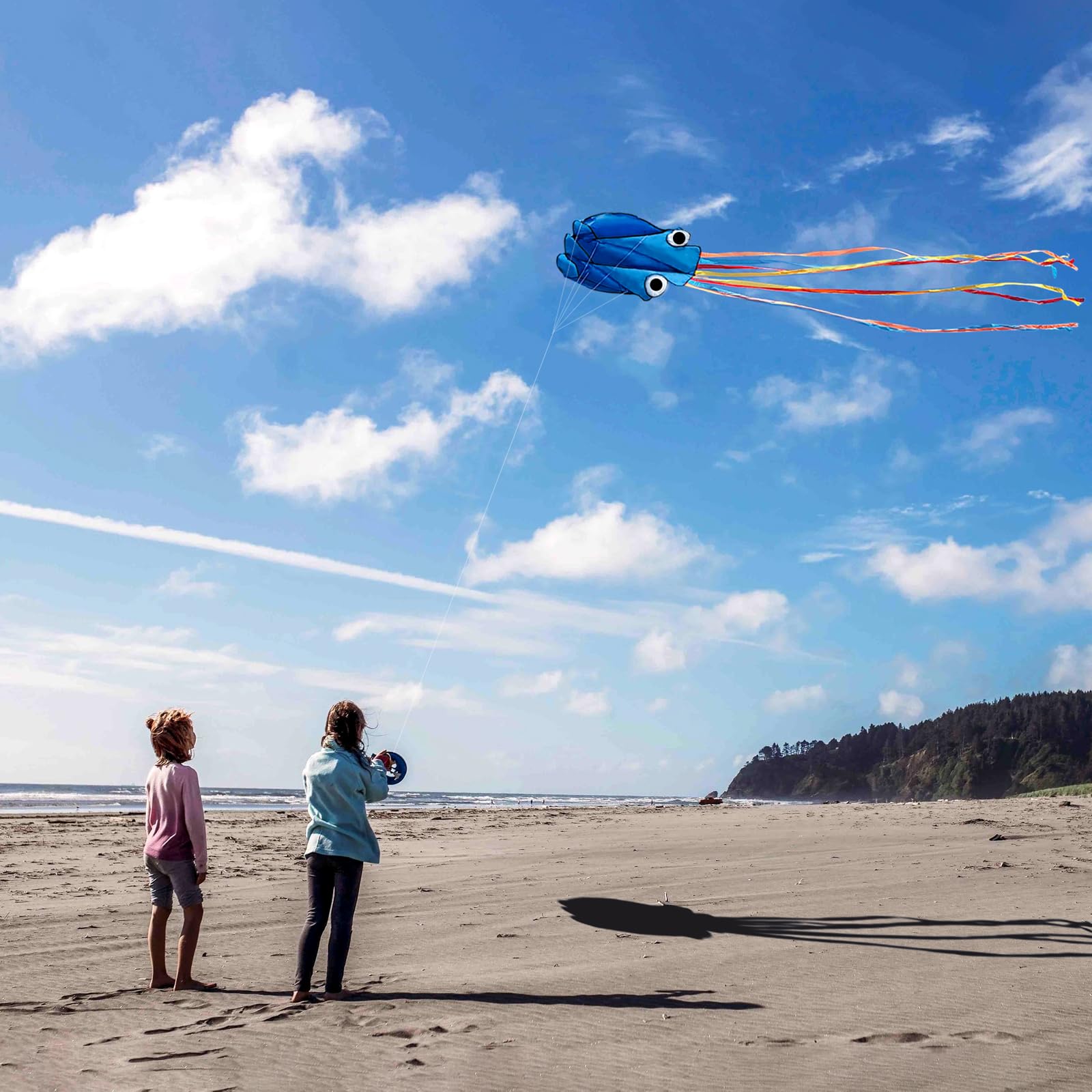 Kaiciuss four-pack octopus kites offering color variety for shared family outings