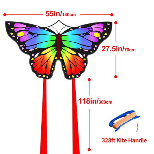 Kaiciuss kite setup with instruction card and QR video for quick assembly