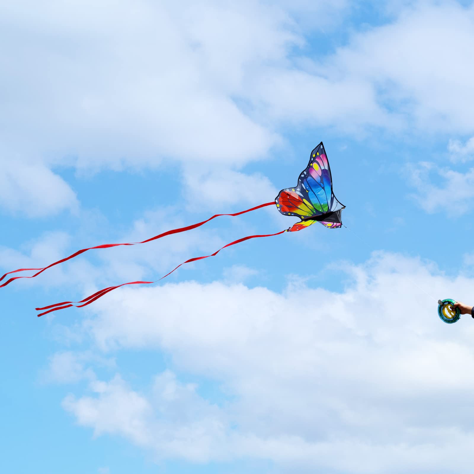 Kaiciuss kite designed for wind range around 5-20 mph for stable flights
