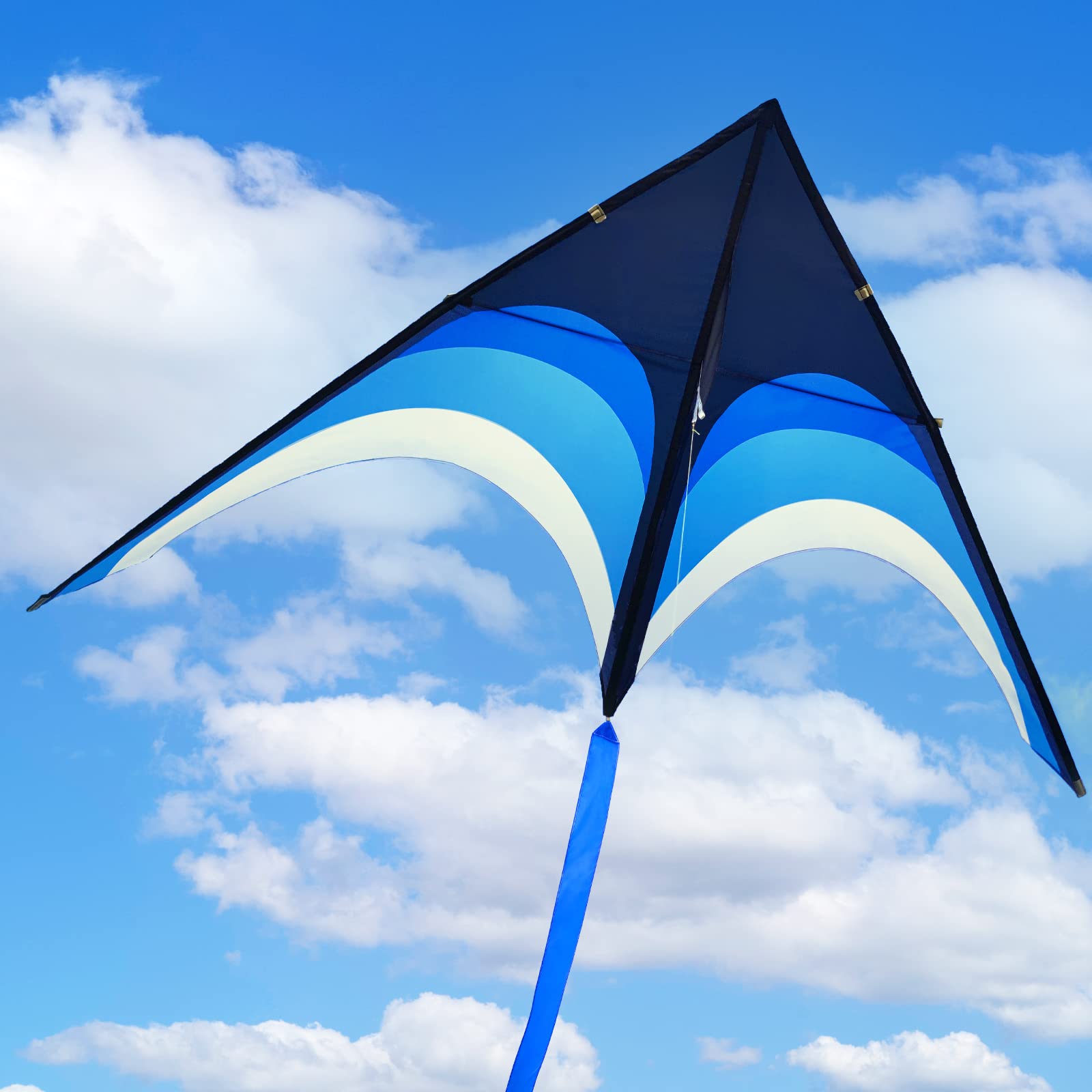 Kaiciuss kite handle with 300ft line blue for quick setup