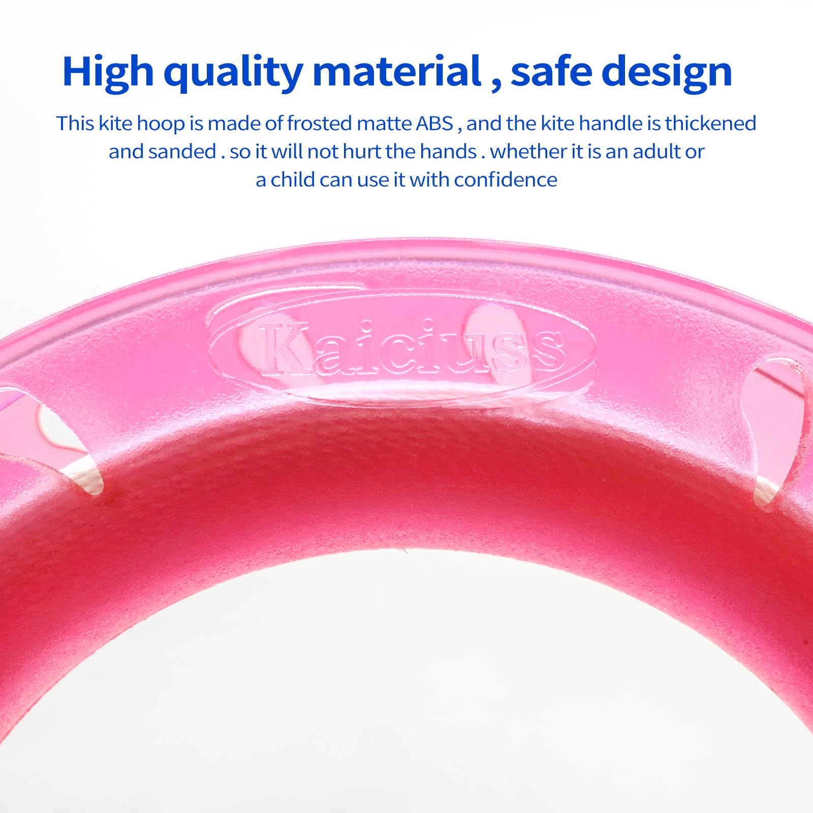 Kaiciuss kite handle grip thickened and sanded for comfortable flying