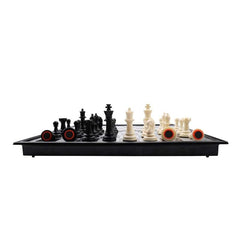 KAILE 13-inch magnetic travel chess durable plastic construction for daily use.