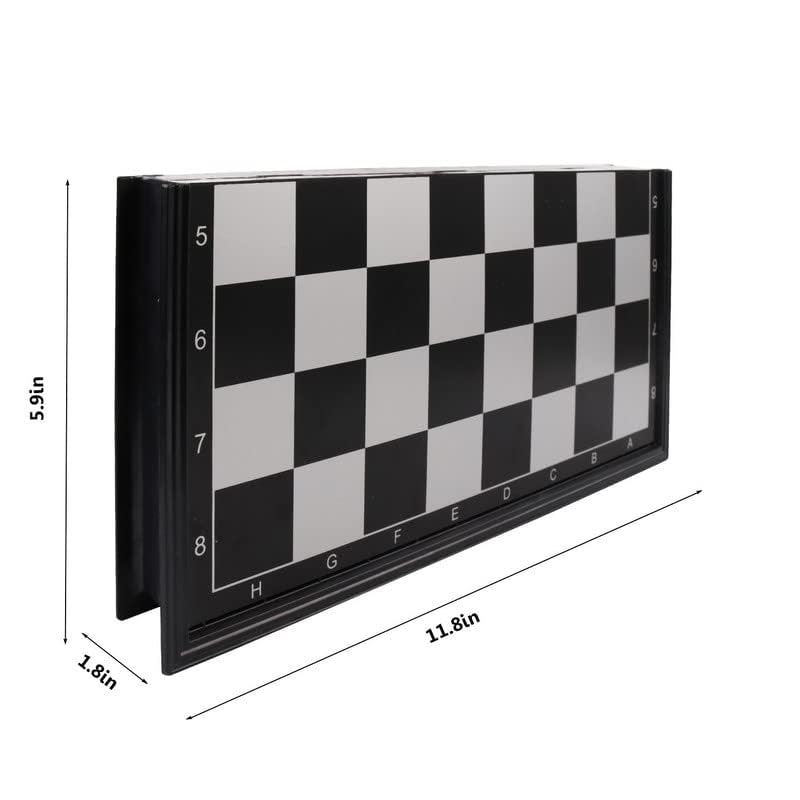 KAILE 13-inch magnetic travel chess portable bag keeps everything organized.
