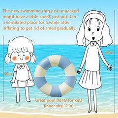 KAIMRED inflatable ring outer 23 inches in green, supports summer pool parties