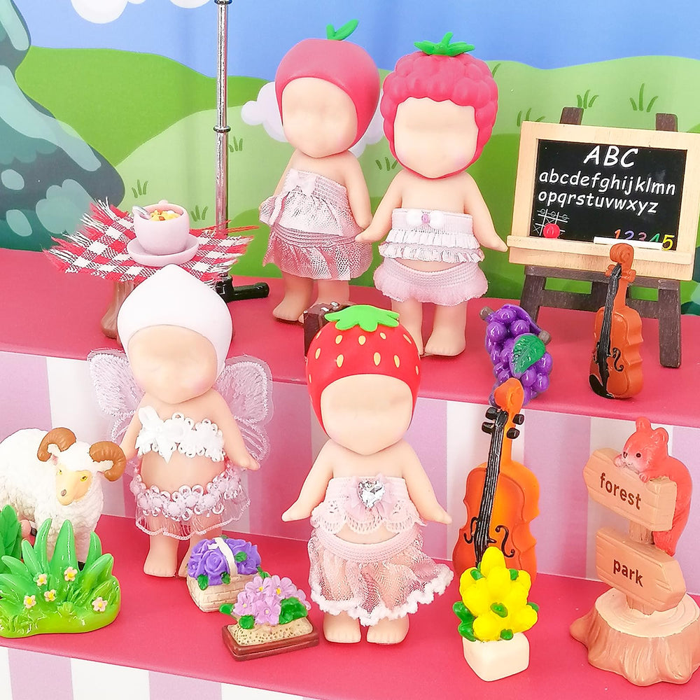 Elegant display-ready Cherry Blossom Angel outfits for adult collectors