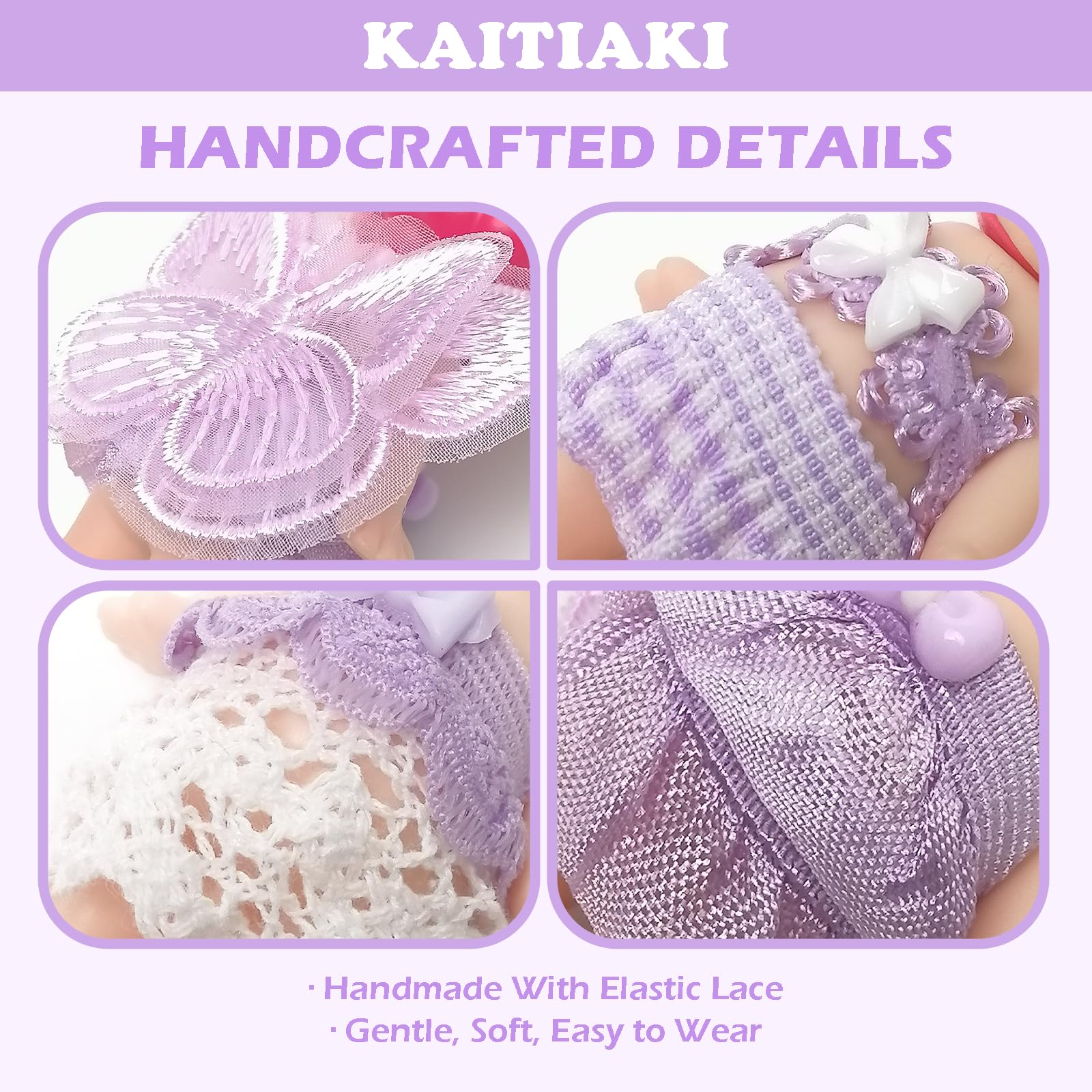 Kaitiaki Lavender Whimsy Top 3 with satin bow enhances photo-ready outfits