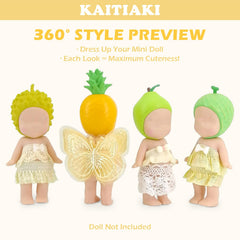 Kaitiaki Lemon Cream Dream skirt detail with flowing silhouette ideal for shelf display