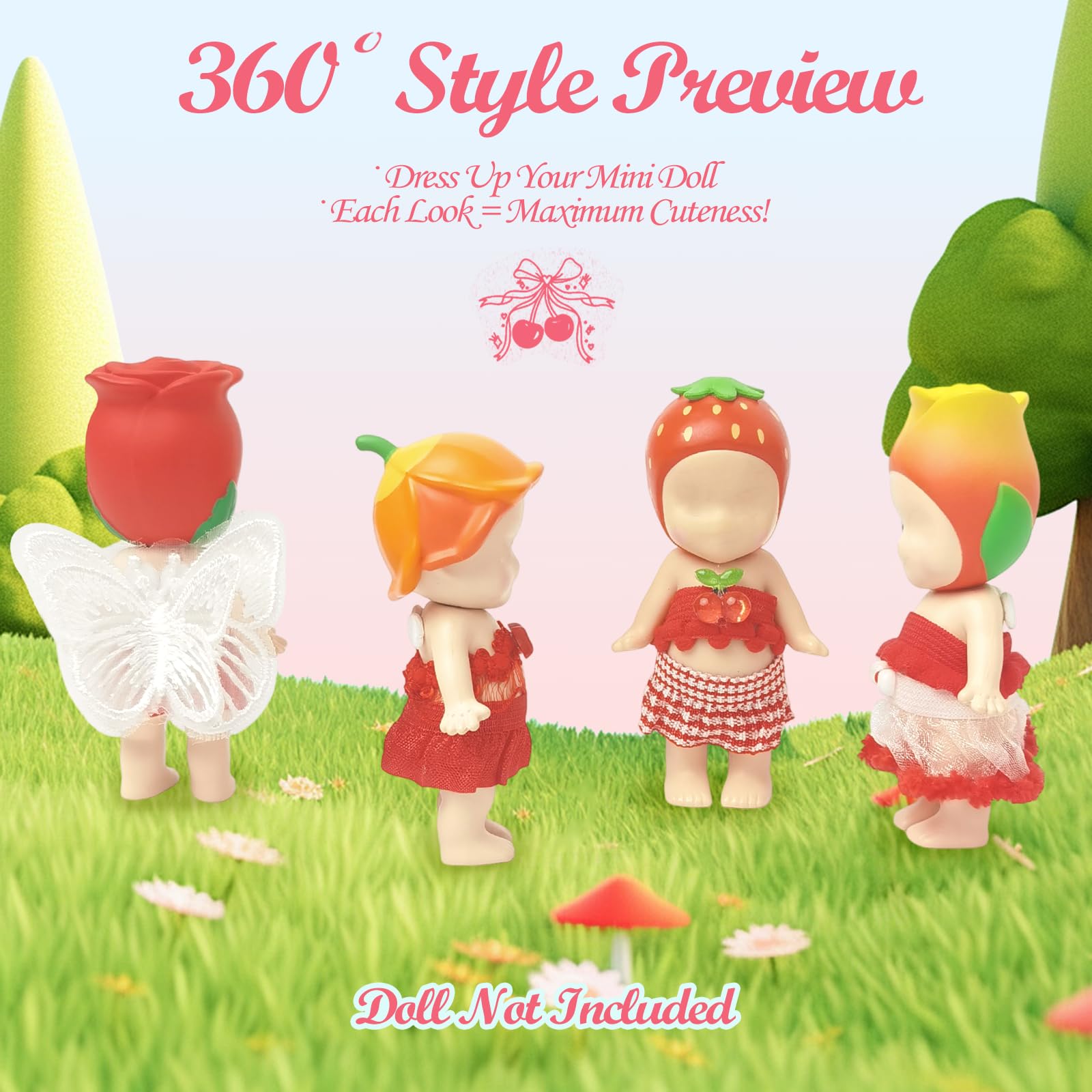 Kaitiaki stretchy fabric makes dressing 3-inch dolls quick and gentle.