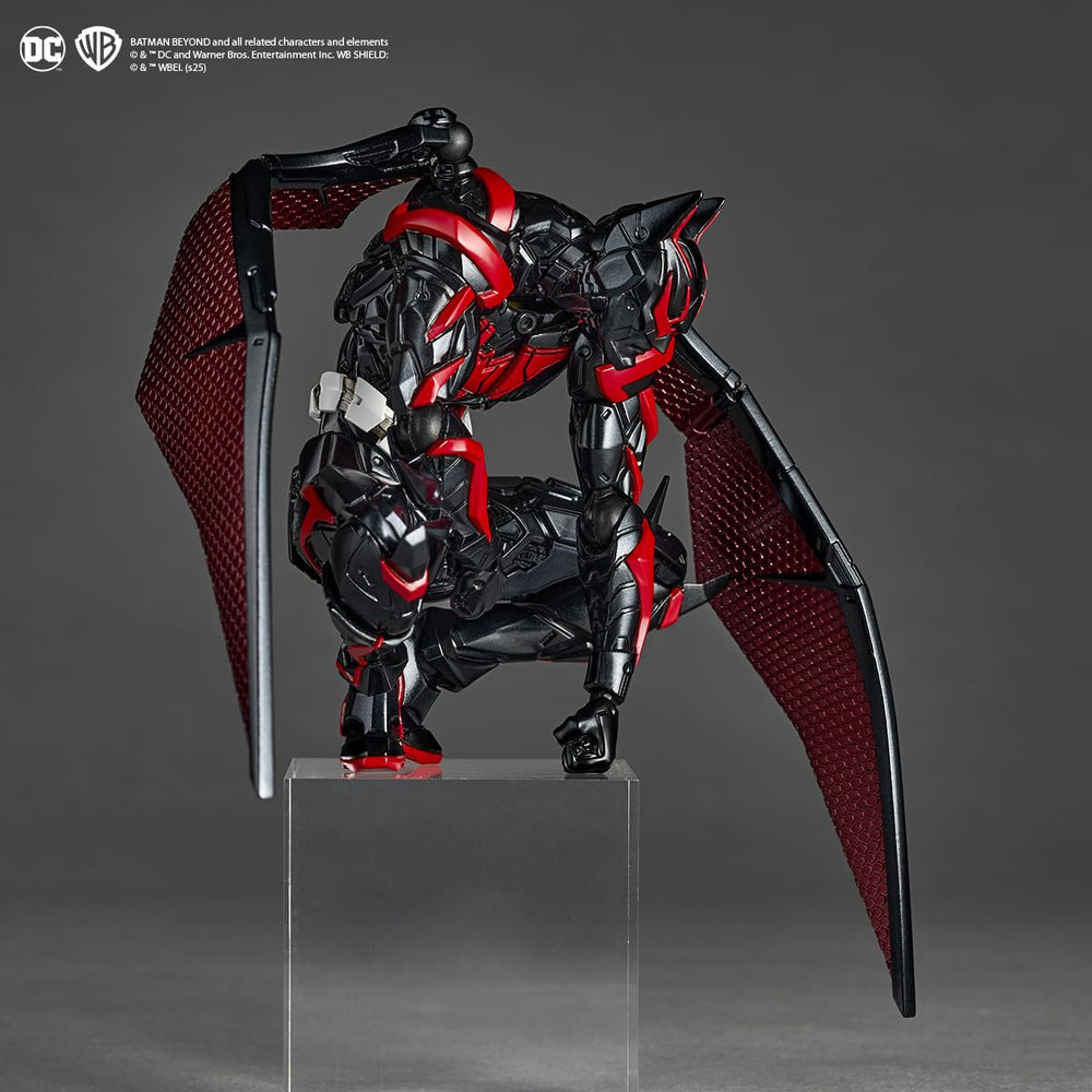 Kaiyodo Revoltech Batman Beyond figure with Batarang accessory for display
