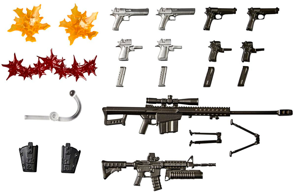 Kaiyodo Revoltech Volume 1 pistols desert-eagle magazines enhance display with realistic reload actions