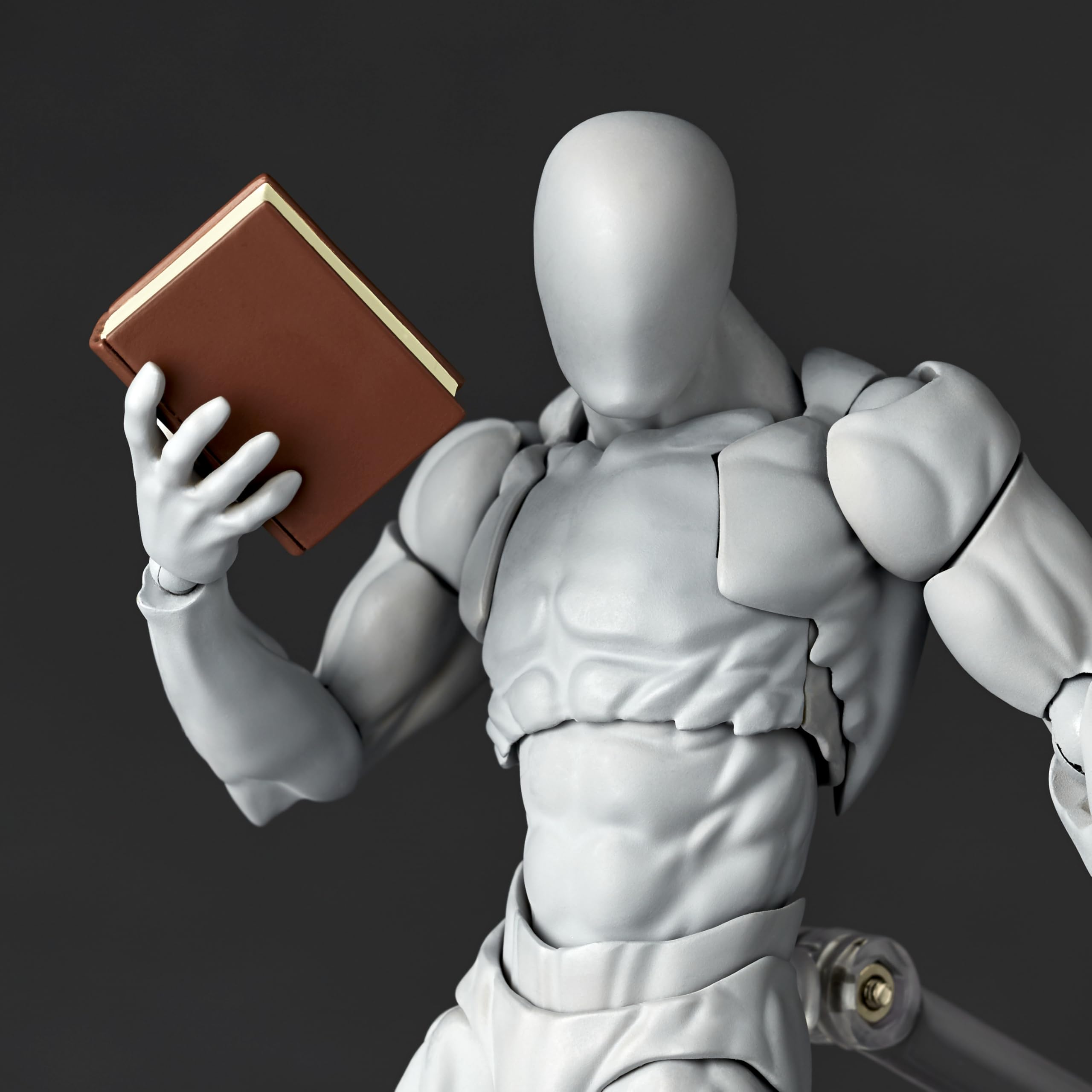 Kaiyodo Revoltech Volume 2 dictionary blunt weapon for display setups.