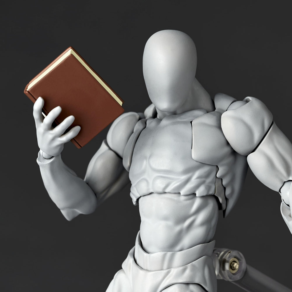 Kaiyodo Revoltech Volume 2 dictionary blunt weapon for display setups.