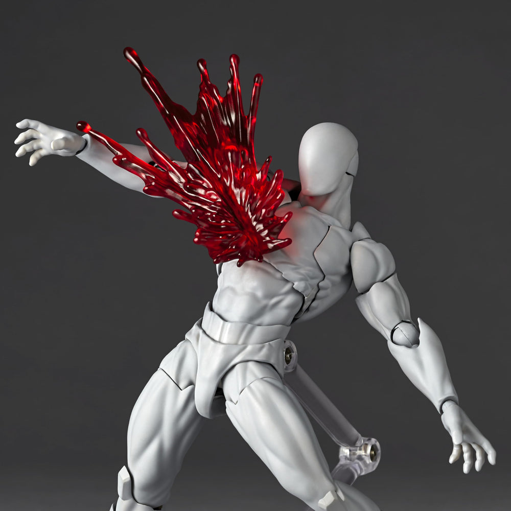 Kaiyodo Revoltech Volume 2 nunchaku with metal chains for dynamic display.
