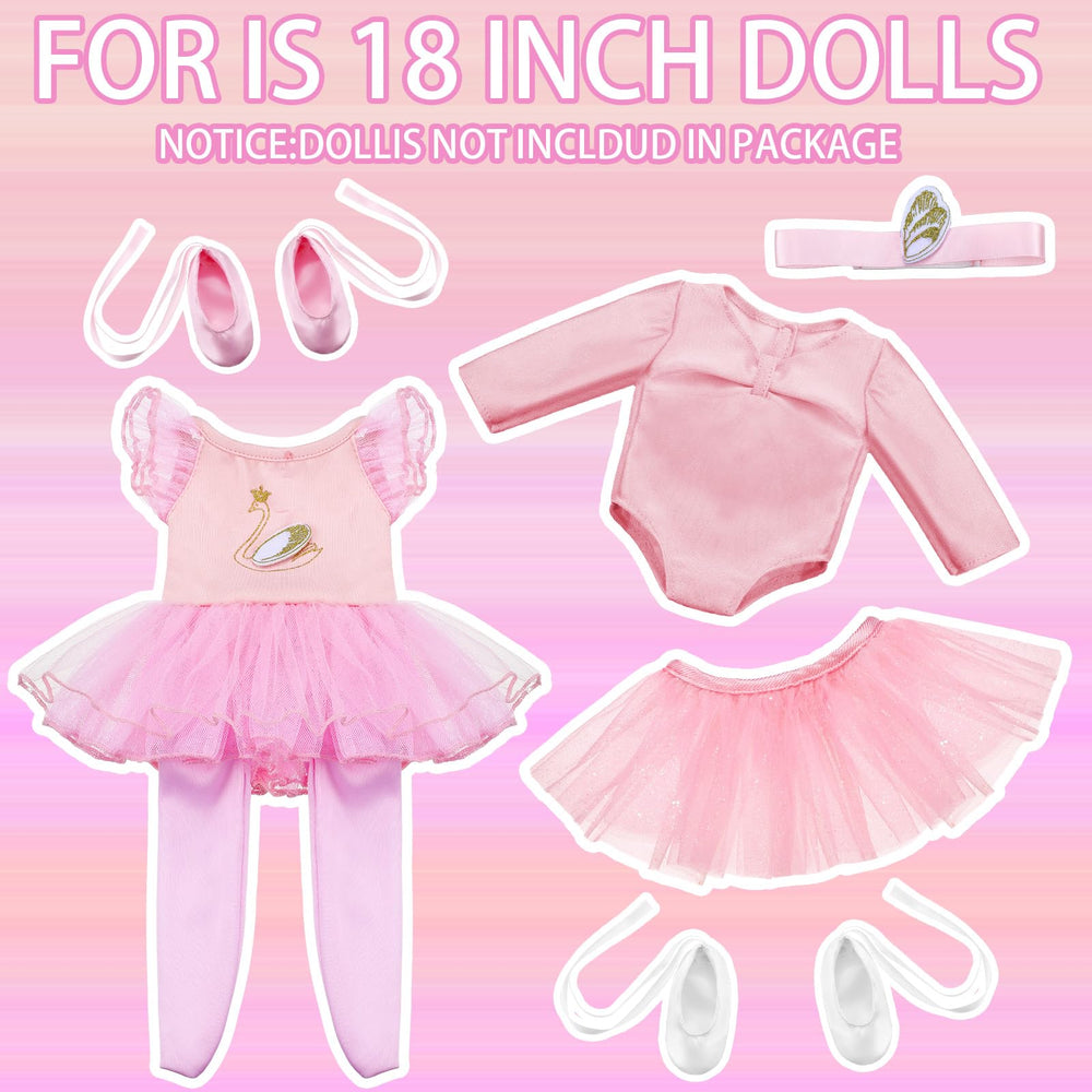 Kajaia 18-inch doll ballet outfit inspires creative styling