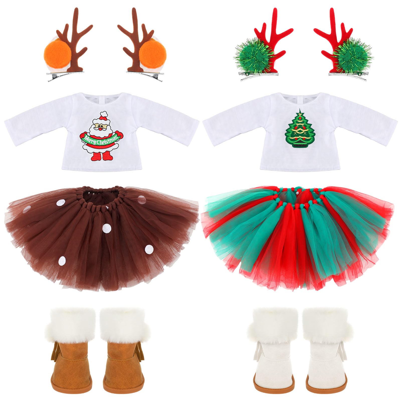 Kajaia 18 inch doll long sleeves for versatile styling options.