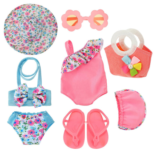 Kajaia 18-inch doll swimsuit set 1 for sunny play and creative styling