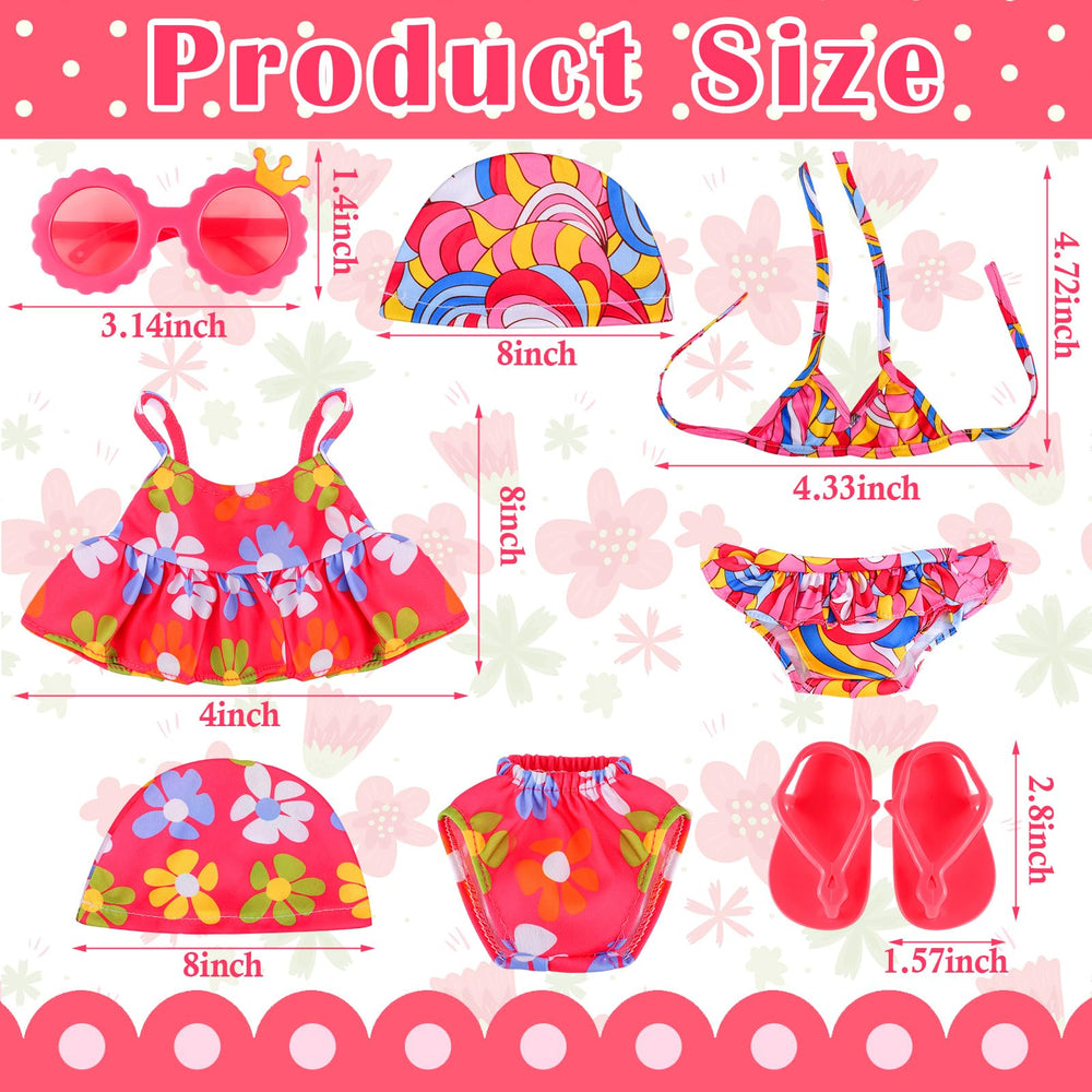 Kajaia pink flip-flops for 18-inch dolls—soft, sturdy sandals for seaside adventures.