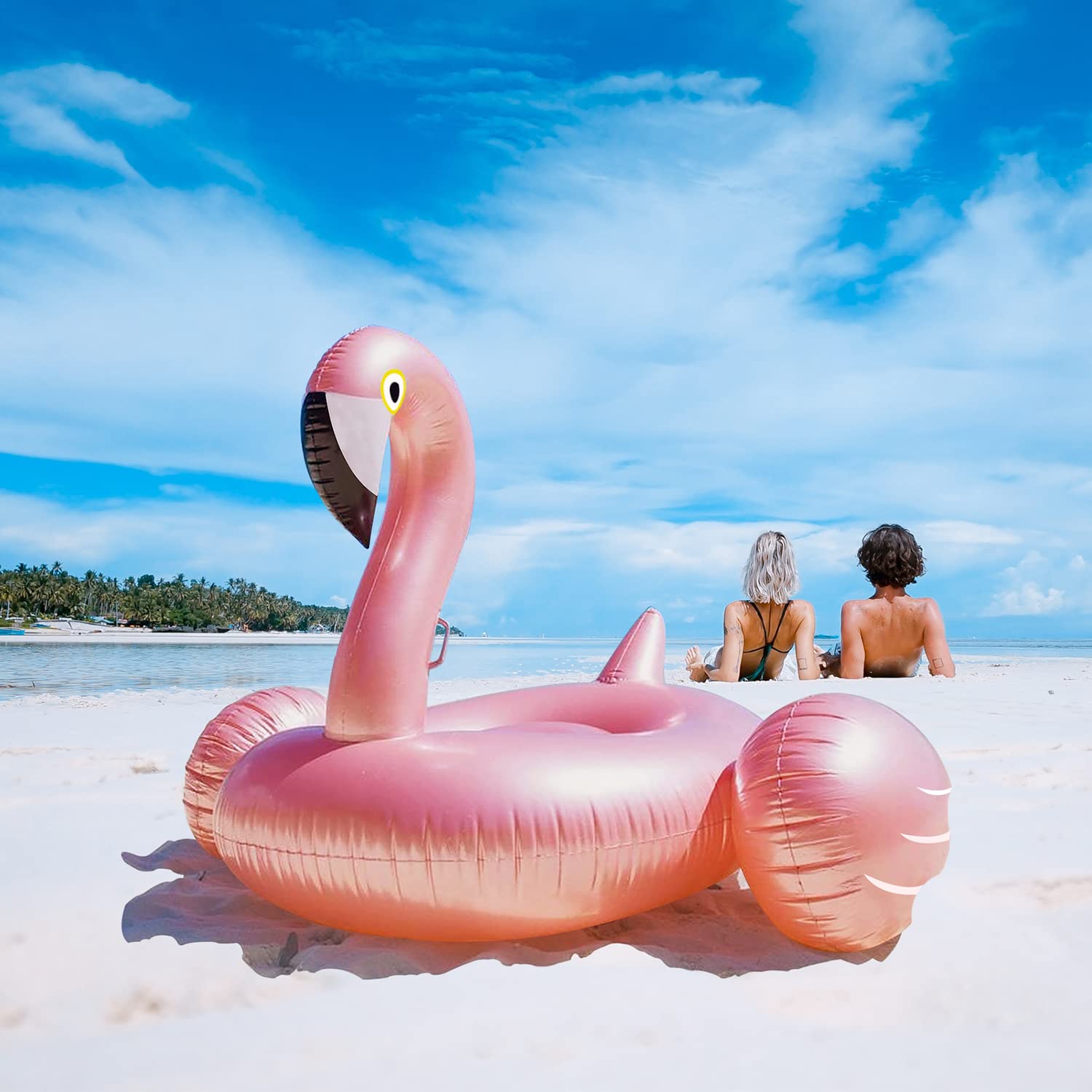 Kakashi inflatable float ideal for pool, beach, or lake gatherings